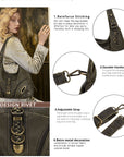 Hobo style retro shoulder purse-Angelkiss Bag