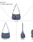 Fashion shoulder bag Soft PU leather Hobobag-Angelkiss Bag