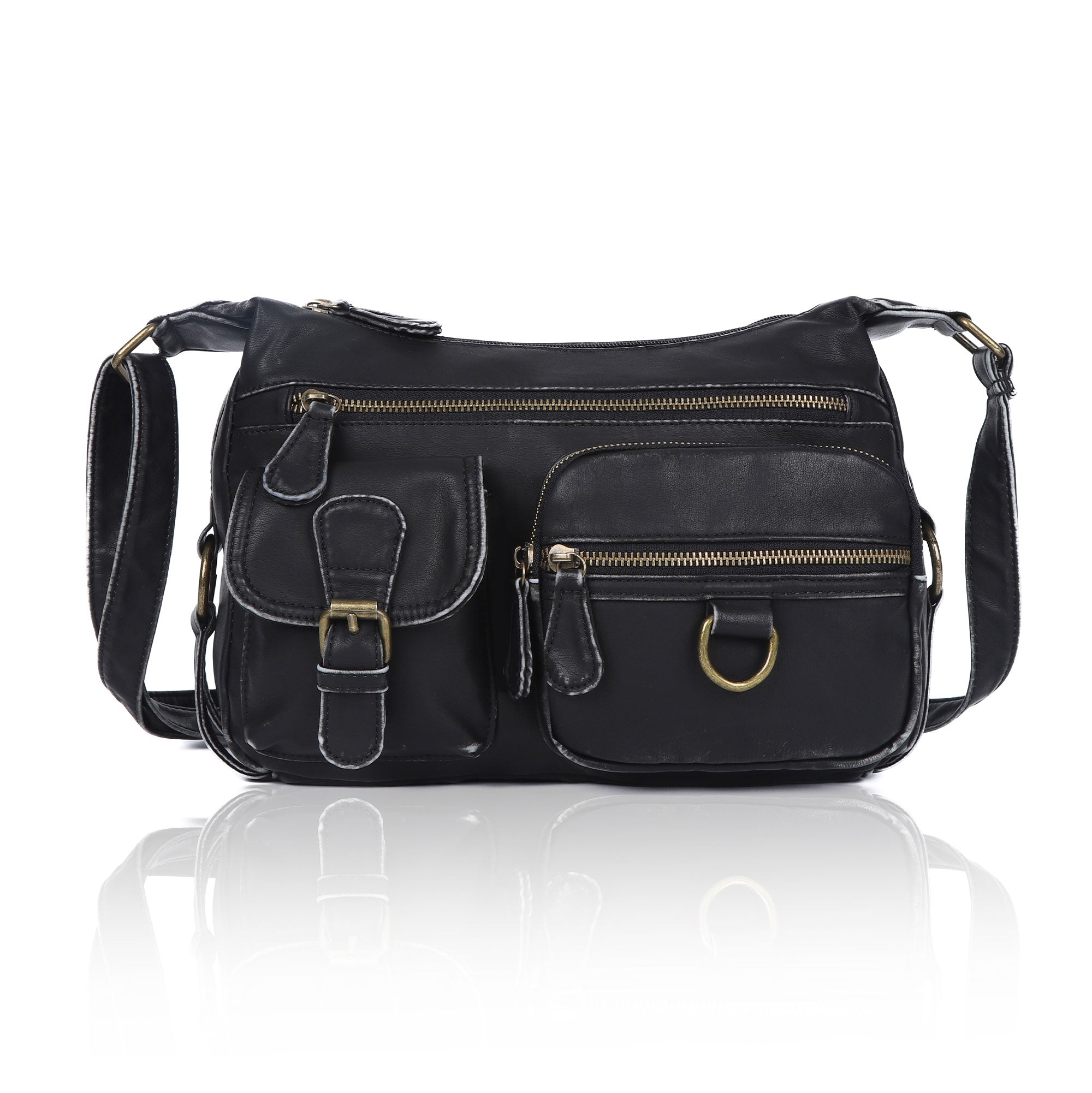 Fashion shoulder bag Soft PU leather Hobobag-Angelkiss Bag