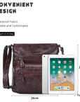 Women's washed tie-dye vintage crossbody bag-Angelkiss Bag