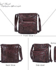 Women's washed tie-dye vintage crossbody bag-Angelkiss Bag
