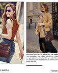Women's washed tie-dye vintage crossbody bag-Angelkiss Bag