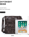 Women's washed tie-dye vintage crossbody bag-Angelkiss Bag