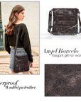 Women's washed tie-dye vintage crossbody bag-Angelkiss Bag