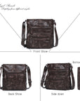 Women's washed tie-dye vintage crossbody bag-Angelkiss Bag