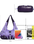 Hobo tie-dye roomy Shoulder Handbag-Angelkiss Bag