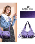 Hobo tie-dye roomy Shoulder Handbag-Angelkiss Bag