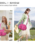 Washed Leather Multilayer separation individuality Handbag Unique Style For Women-Angelkiss Bag