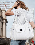 Women handbag with High Quality Washed PU and Multi-pack-Angelkiss Bag