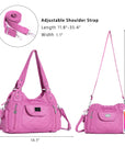 Women handbag with High Quality Washed PU Multi Purpose tote bag-Angelkiss Bag