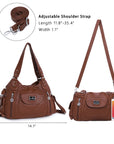 Women handbag with High Quality Washed PU Multi Purpose tote bag-Angelkiss Bag
