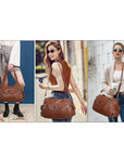 Women handbag with High Quality Washed PU Multi Purpose tote bag-Angelkiss Bag
