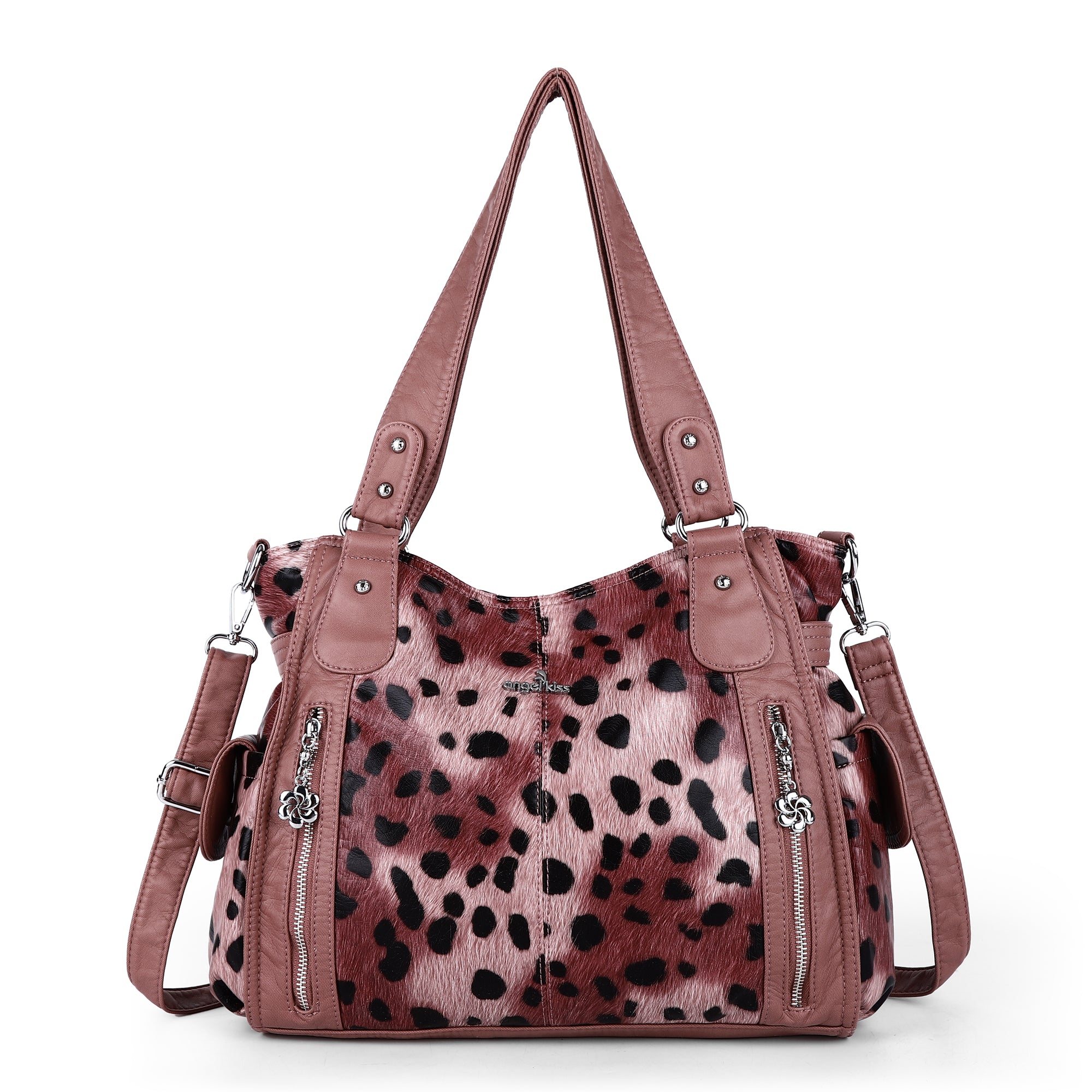 Angel Kiss lady Leopard print handbag-Angelkiss Bag