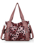 Angel Kiss lady Leopard print handbag-Angelkiss Bag