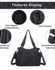 Angel Kiss Ladies vintage denim handbag-Angelkiss Bag