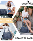 Angel Kiss Ladies vintage denim handbag-Angelkiss Bag
