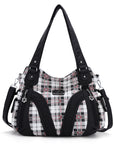 washed Leopard print Daily women Comfort hobo handbag-Angelkiss Bag