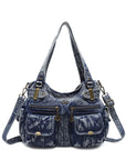 Versatile Women's Bag|Soft Vegan Leather Multi-Pocket Crossbody Shoulder