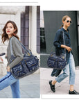 Versatile Women's Bag|Soft Vegan Leather Multi-Pocket Crossbody Shoulder