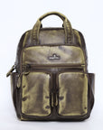 Retro large capacity stylish comfortable durable backpack-Angelkiss Bag
