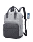 large capacity splicing daily convenient computer backpack for men and women