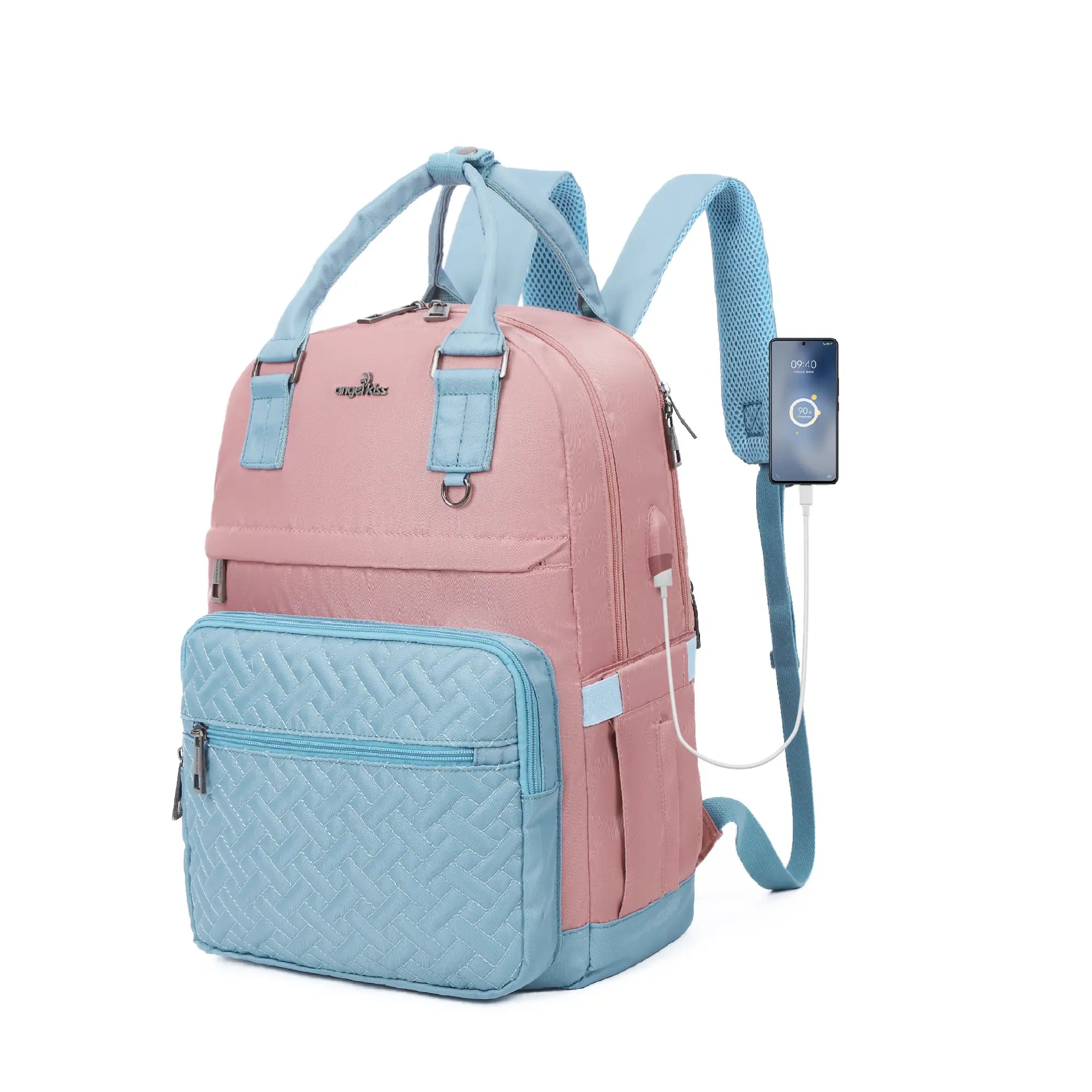 Purple ANGELKISS Backpack (Mystery Gift Inside) Angelkiss Purple Handbag | AngelkissBag – Angelkiss Bag main image 2