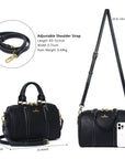 Women's washed pu leather, tote/crossbody bag-Angelkiss Bag