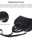 Women's washed pu leather, tote/crossbody bag-Angelkiss Bag