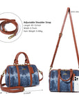 Women's washed pu leather, tote/crossbody bag-Angelkiss Bag