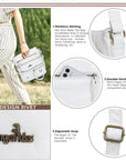 Small Retro Crossbody Pocket Purse-Angelkiss Bag