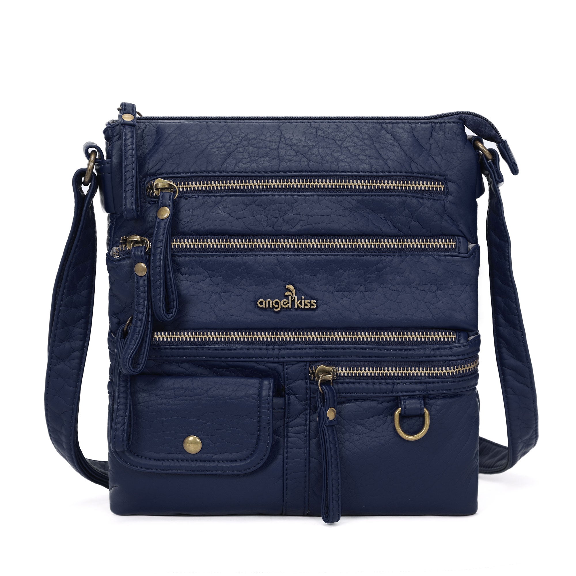 Vintage solid color fashion crossbody bag-Angelkiss Bag