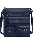 Vintage solid color fashion crossbody bag-Angelkiss Bag