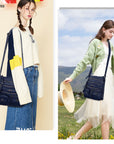 Vintage solid color fashion crossbody bag-Angelkiss Bag