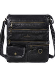 Vintage solid color fashion crossbody bag-Angelkiss Bag