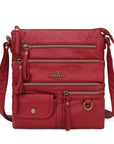 Vintage solid color fashion crossbody bag-Angelkiss Bag