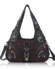 Hobo Bum Shoulder Bag, wash nylon leopard multi-purpose design shoulder bag
