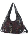 Hobo Bum Shoulder Bag, wash nylon leopard multi-purpose design shoulder bag
