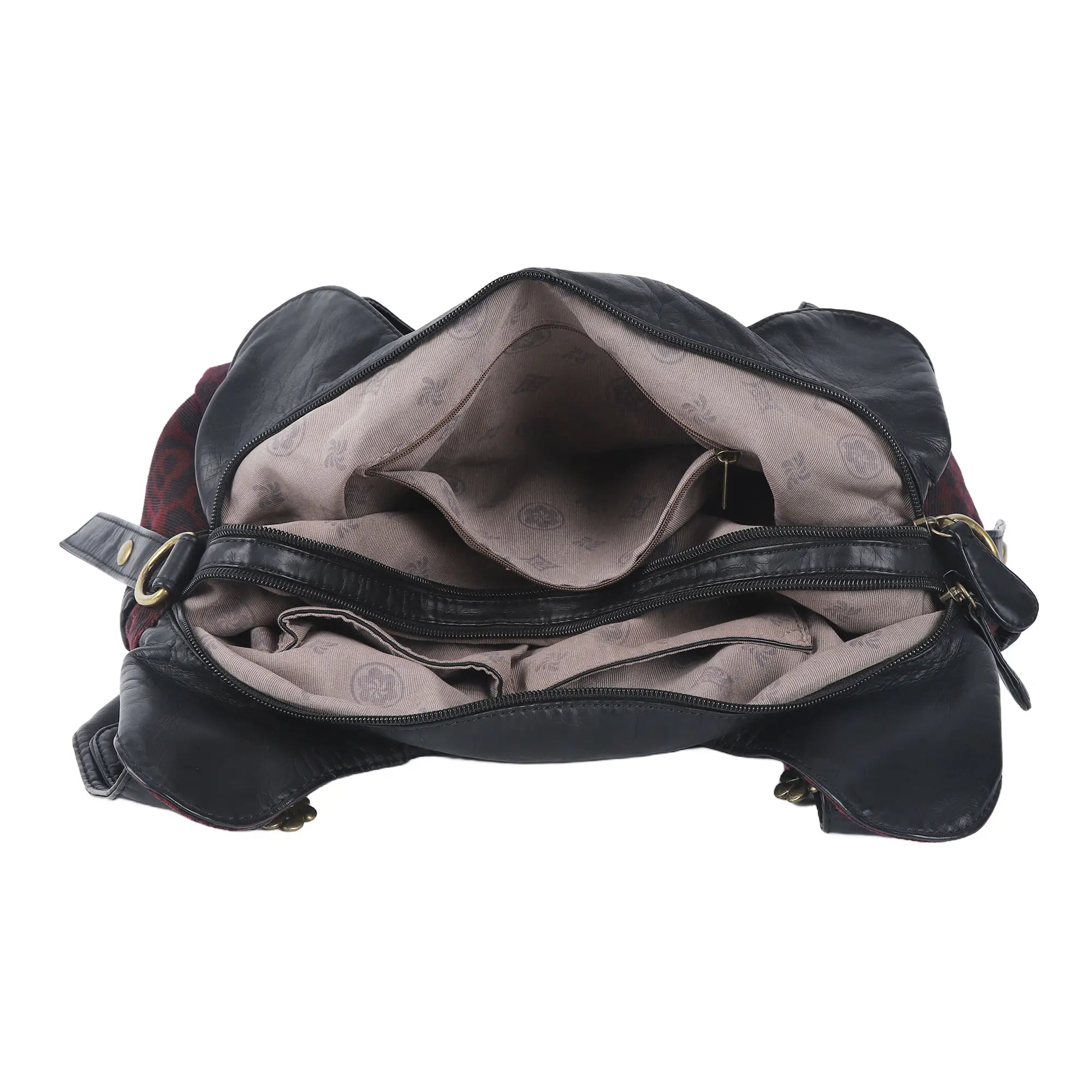 Hobo Bum Shoulder Bag, wash nylon leopard multi-purpose design shoulder bag