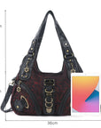 Hobo Bum Shoulder Bag, wash nylon leopard multi-purpose design shoulder bag