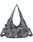 Hobo denim Comfort Adjustability Shoulder Handbag-Angelkiss Bag