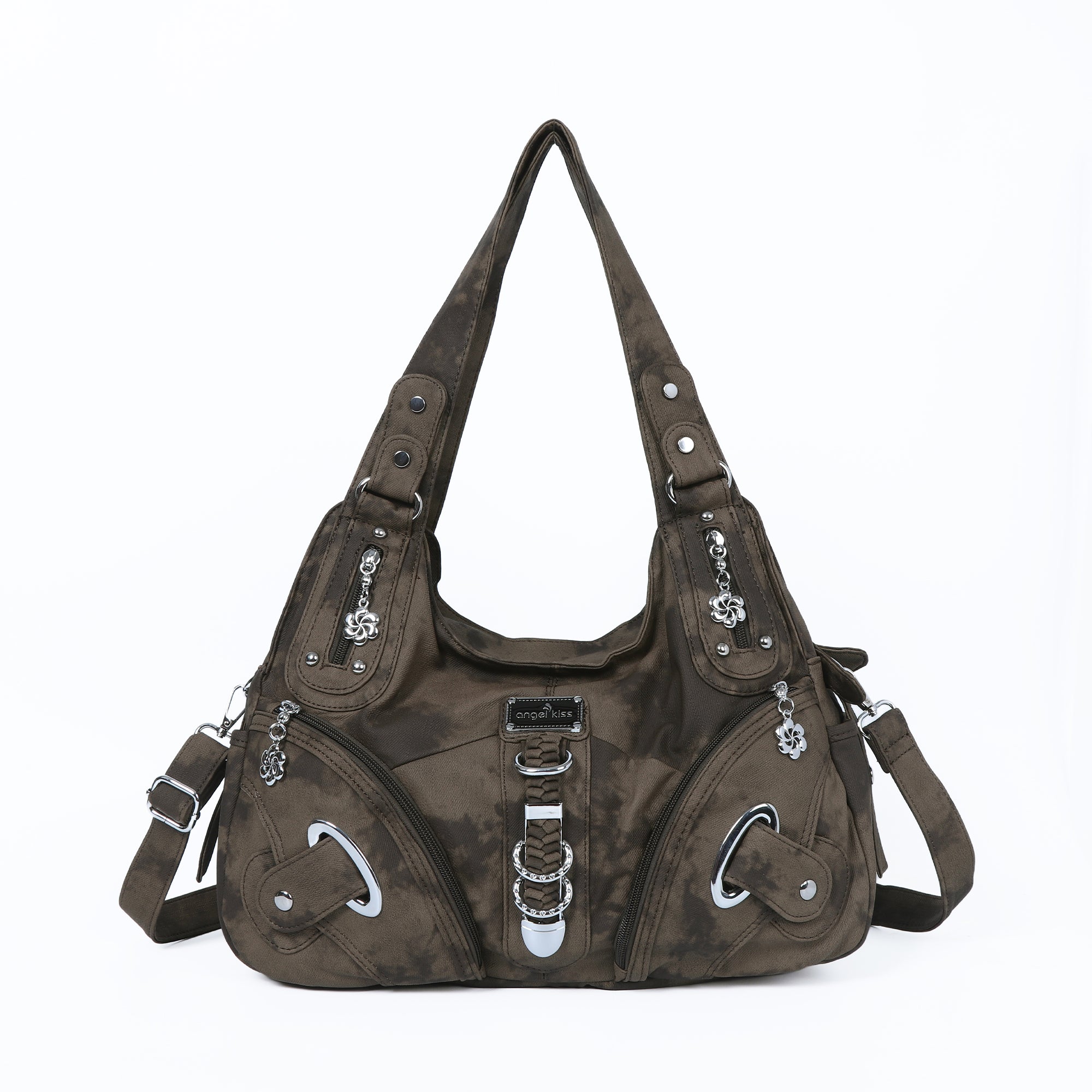 Hobo denim  Comfort  Adjustability Shoulder Handbag-Angelkiss Bag