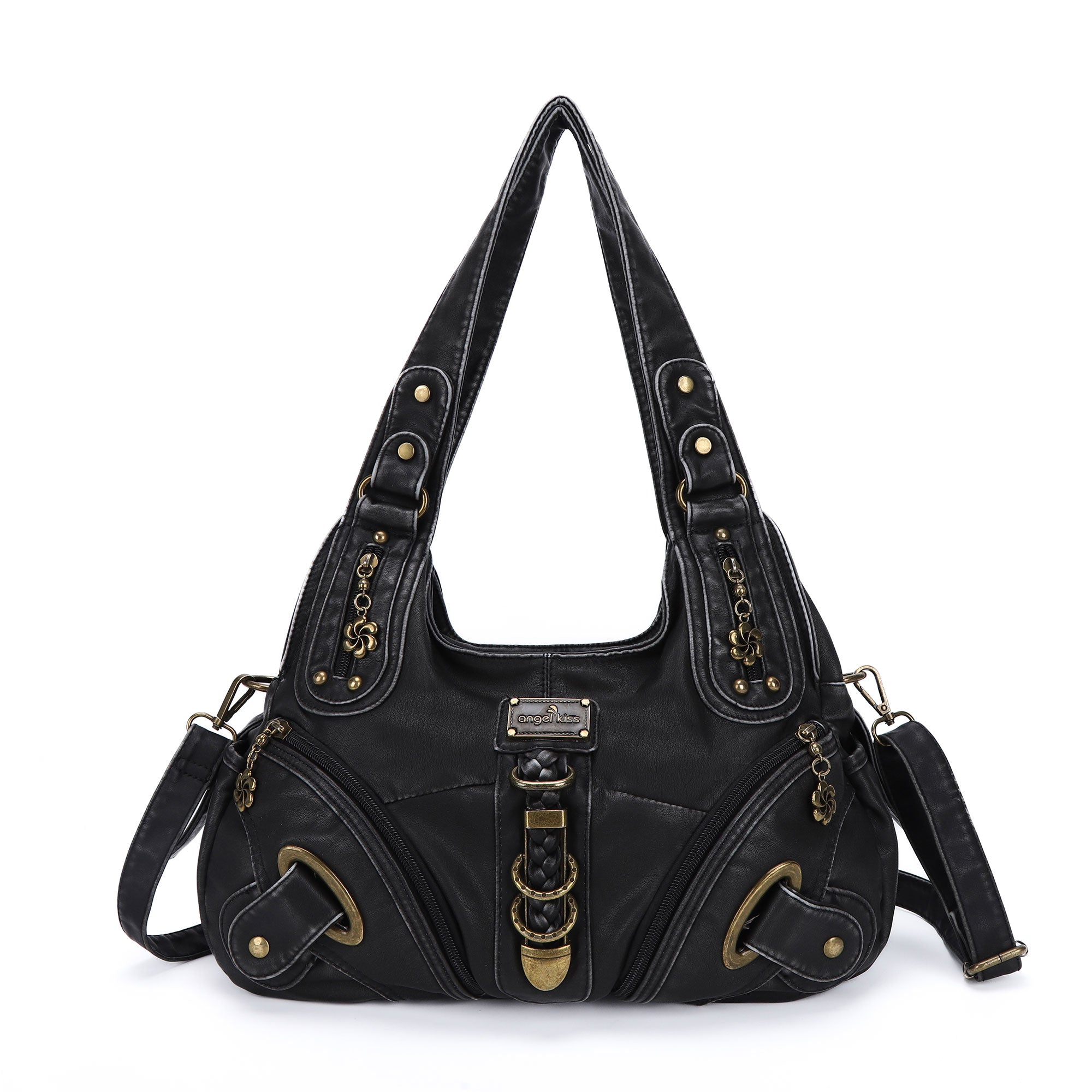 Hobo style retro shoulder purse-Angelkiss Bag