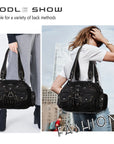 Washed Leather Multi Purpose Design Unique design Crossbody Bag