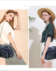 Washed Leather denim design Handbag Unique Style For Women Crossbody Bag