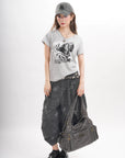 Women Handbag With High Quality Washed PU Multi Purpose Tote Bag
