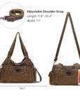 Women handbag with High Quality Washed PU Multi Purpose tote bag-Angelkiss Bag