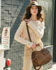 Women handbag with High Quality Washed PU Multi Purpose tote bag-Angelkiss Bag
