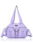 Washed Desigher Handbag For Women with Multi pockets-Angelkiss Bag