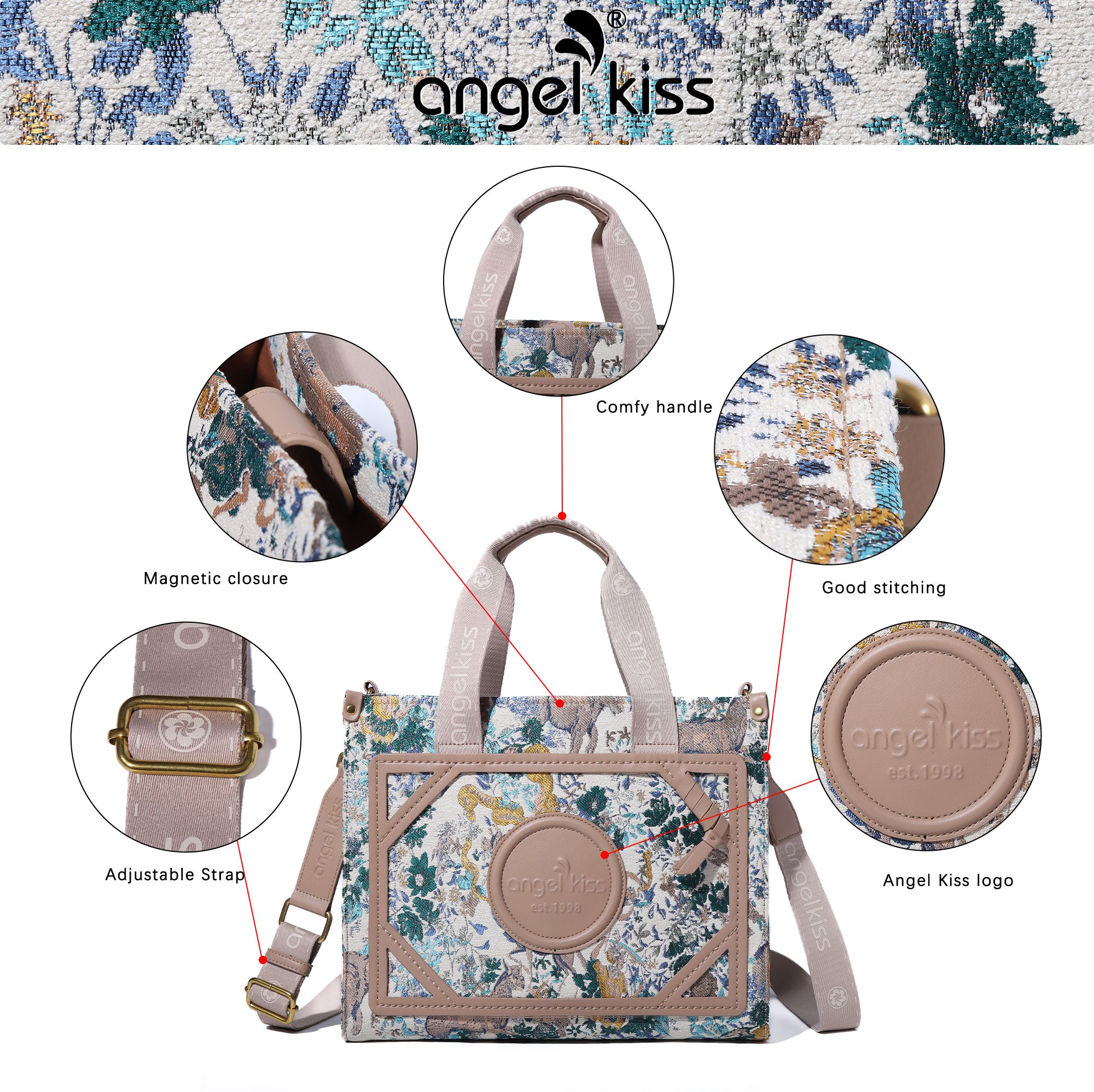 Misty Rain Jiangnan Handbag/shoulder bag-Angelkiss Bag