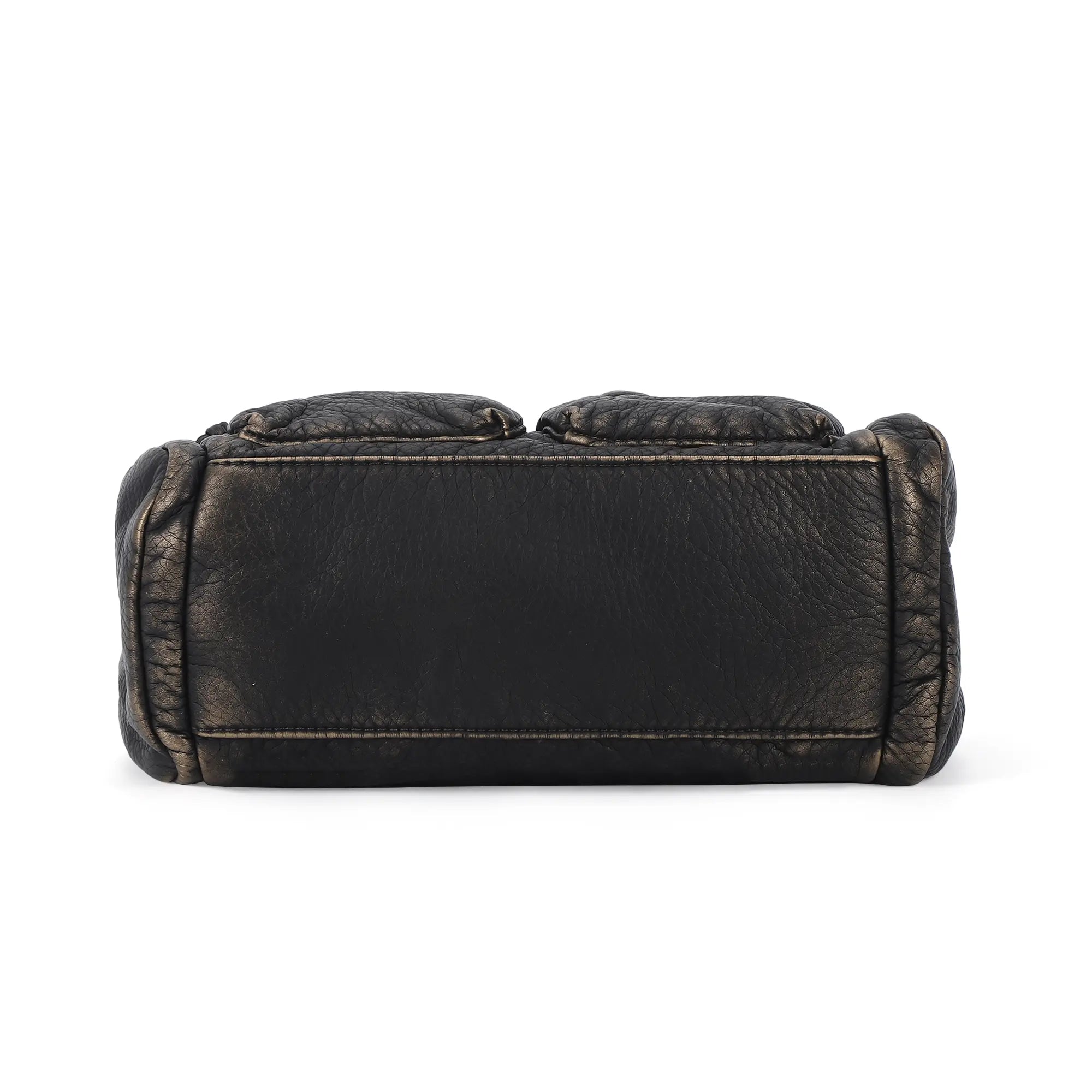 Classic Vintage Designer Soft Vegan Leather Handbag